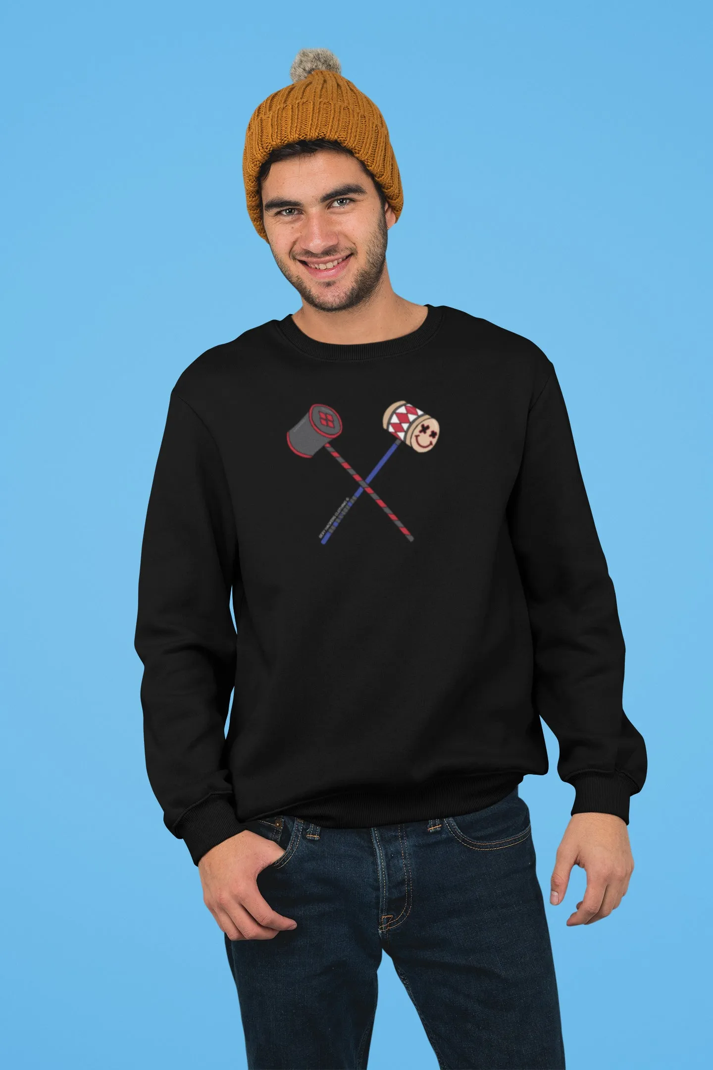 Harley Quinn Mallets Unisex Sweatshirts