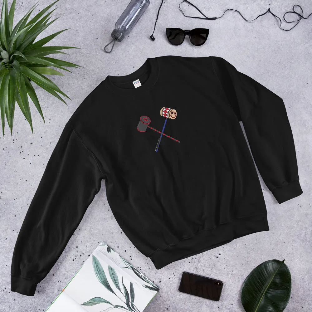 Harley Quinn Mallets Unisex Sweatshirts