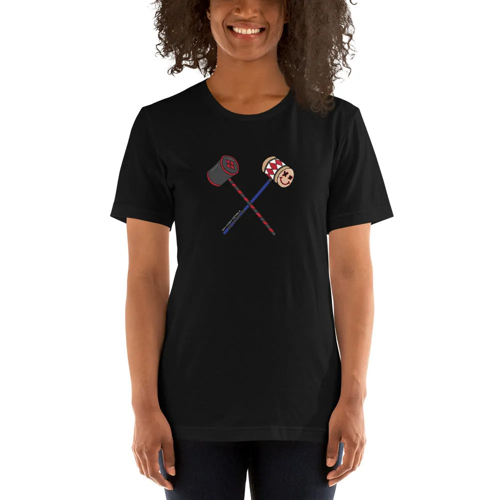 Harley Quinn Mallets Unisex T-shirt