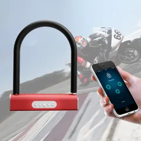 intelligent Bluetooth password U-lock Glass door anti-theft lock APP waterproof Household For battery car motorcycle bicycle U1