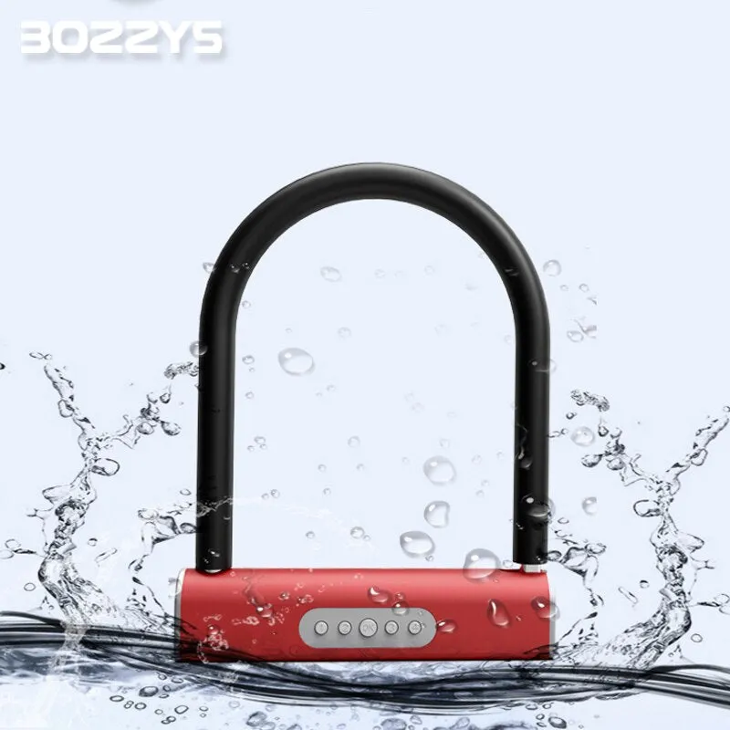 intelligent Bluetooth password U-lock Glass door anti-theft lock APP waterproof Household For battery car motorcycle bicycle U1