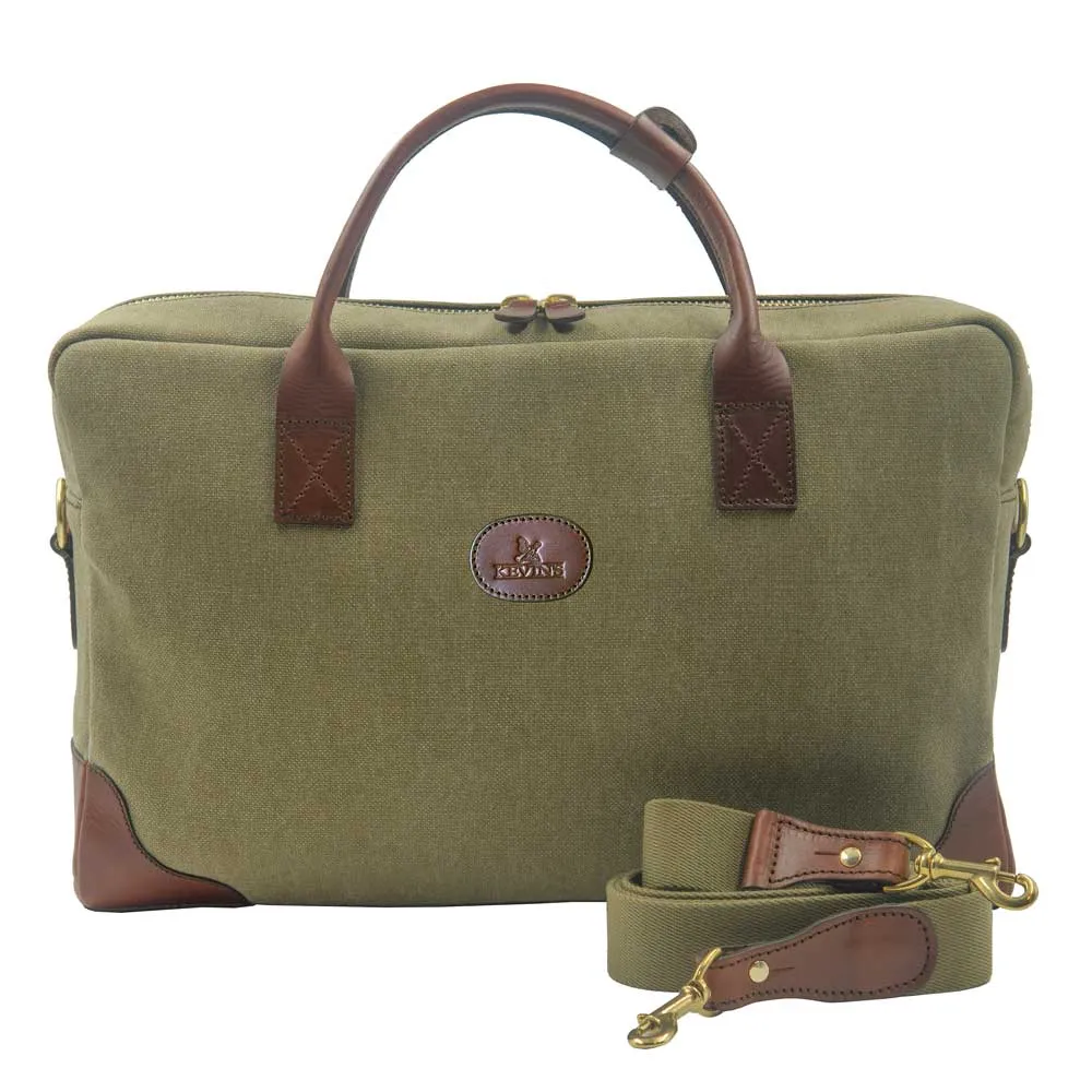 Kevin's Canvas & Leather Excutive Briefcase