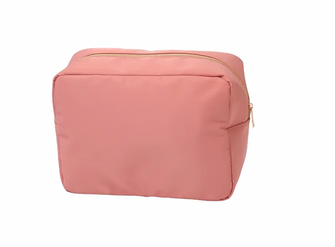 Large Nylon Zip Cosmetic Bag