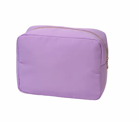 Large Nylon Zip Cosmetic Bag