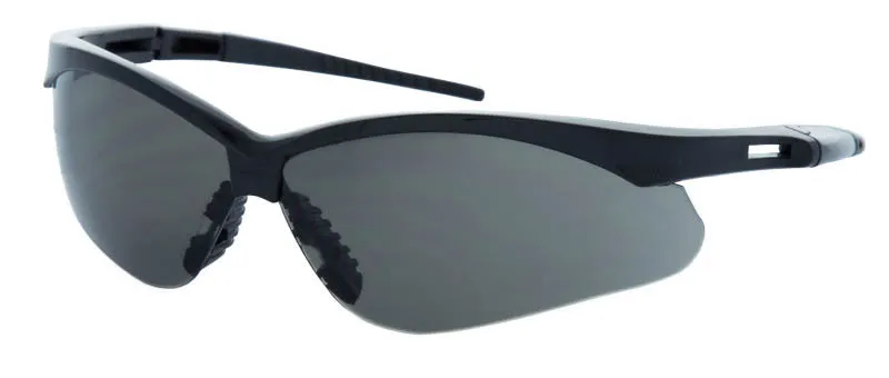 Majestic 85-2010SMK Wrecker Soft Padded Nose Piece With Anti-Scratch Smoke Lens Safety Glasses (One Dozen)