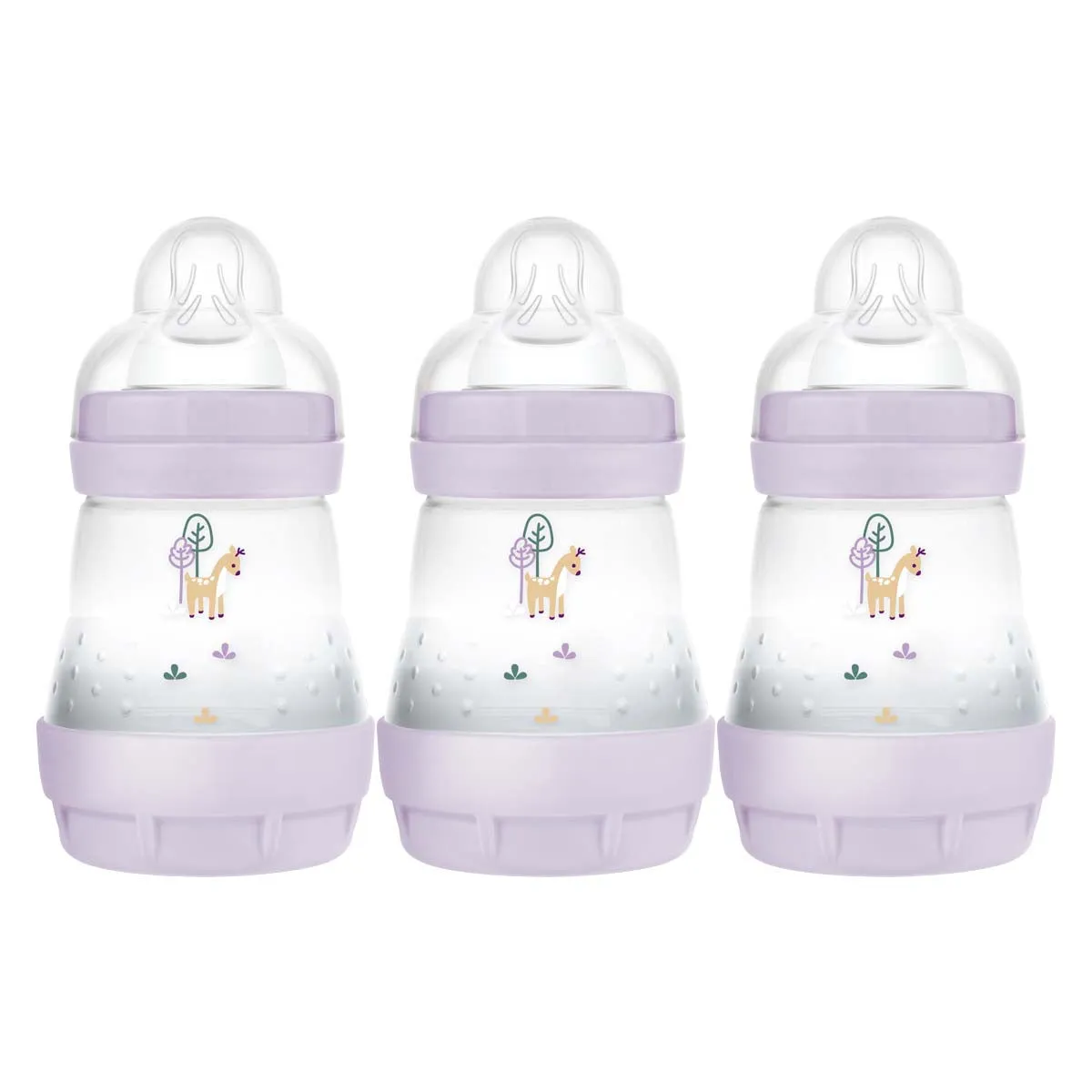 MAM Anti-Colic Bottles 160ml 3pk 3 Colours