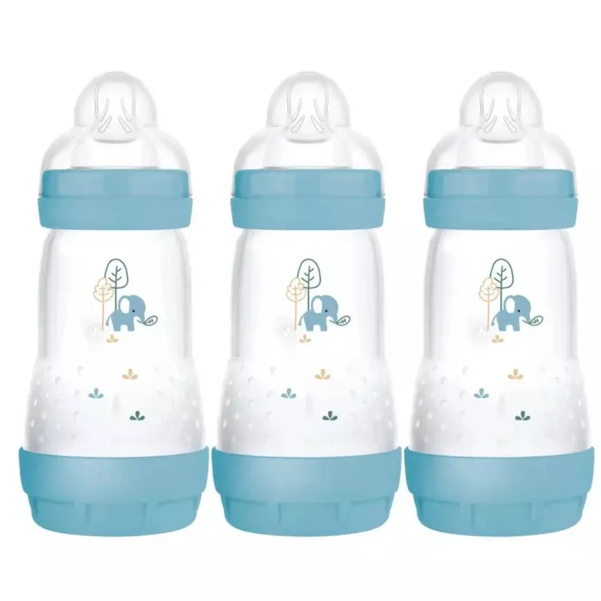 MAM Anti-Colic Bottles 260ml 3pk 3 Colours