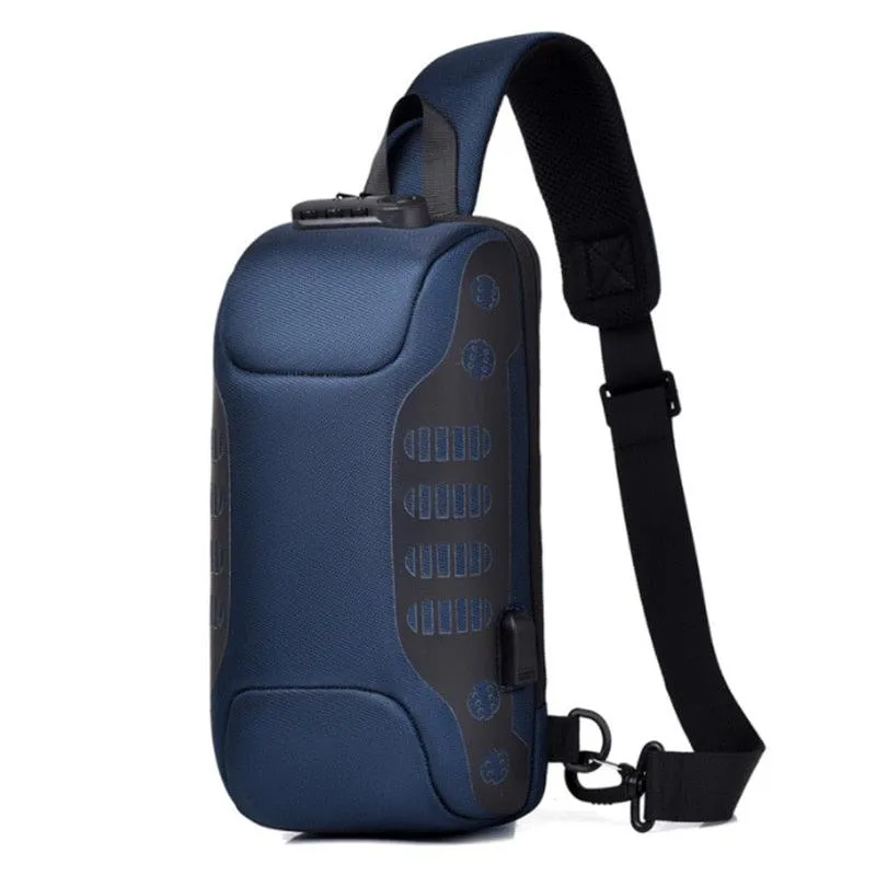 Men Sling Backpack Cross Body Shoulder Chest Bag Anti-theft Travel Motorcycle Rider Waterproof Oxford Male Messenger Bags