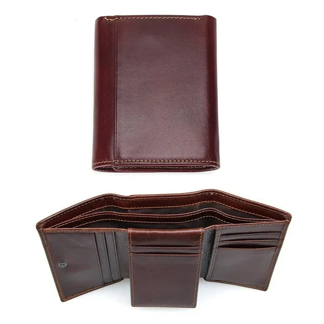 Men's Vintage Anti-theft Slim Wallet