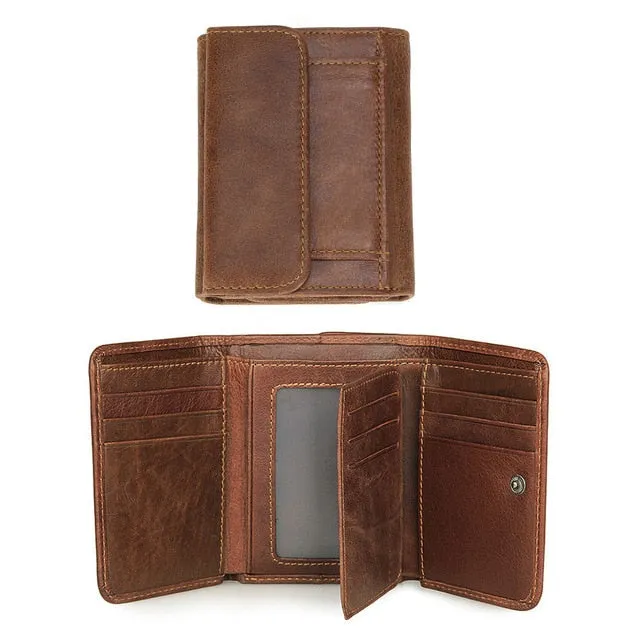 Men's Vintage Anti-theft Slim Wallet
