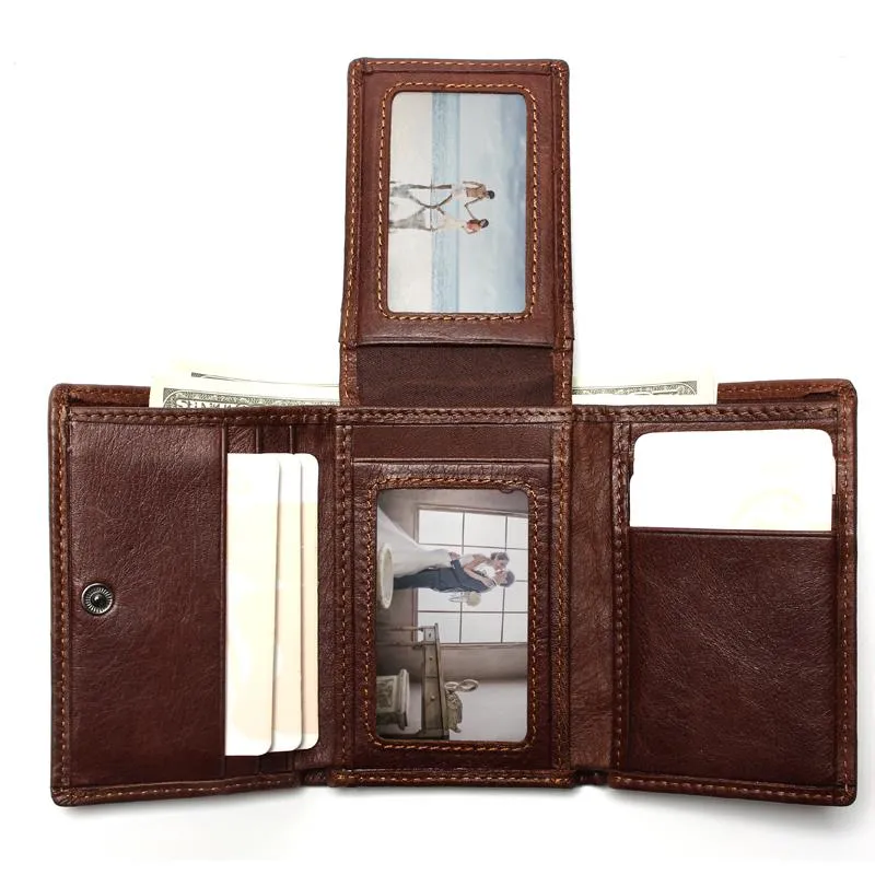 Men's Vintage Anti-theft Slim Wallet