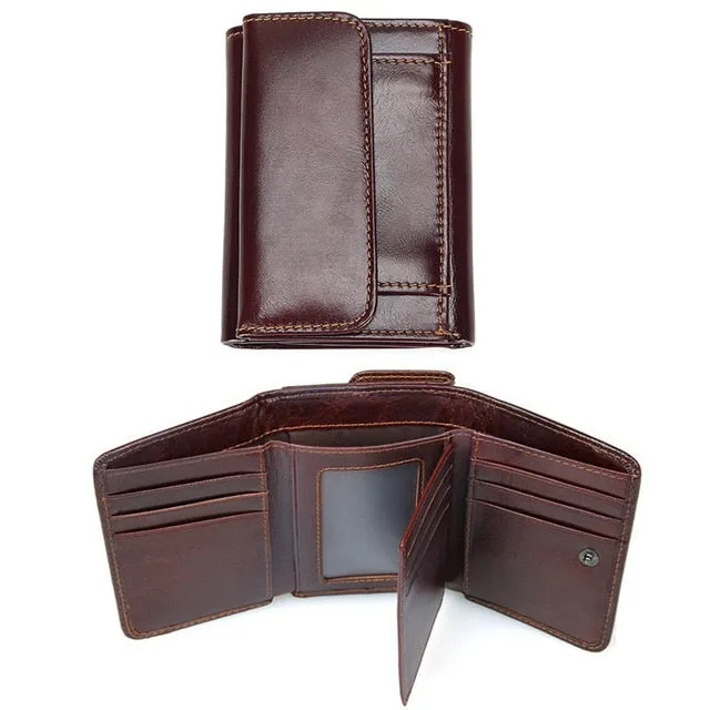 Men's Vintage Anti-theft Slim Wallet