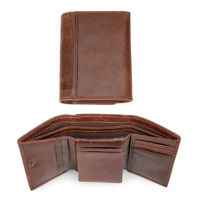 Men's Vintage Anti-theft Slim Wallet