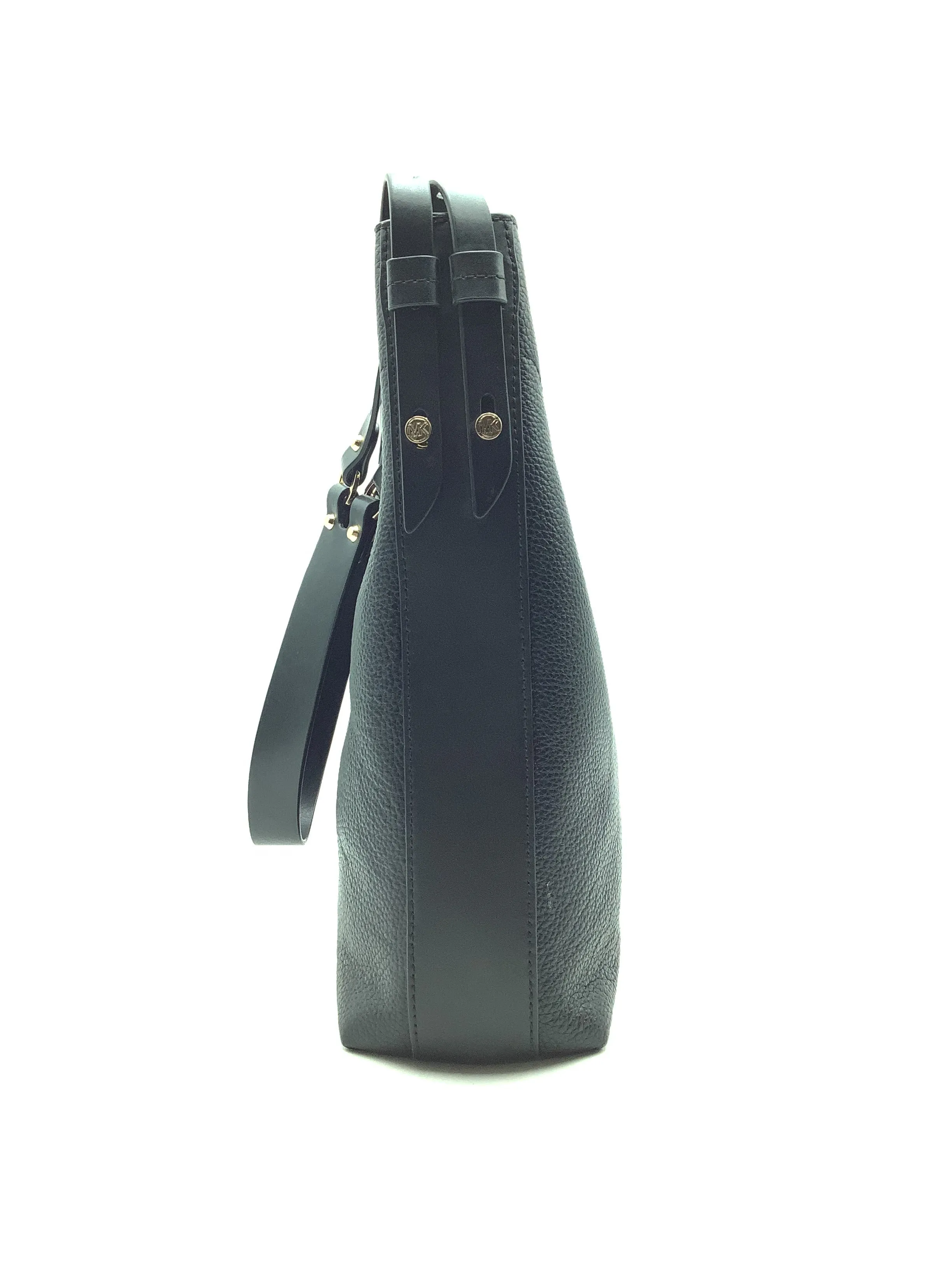 Michael Kors Women's Hobo Bag Black Leather Large