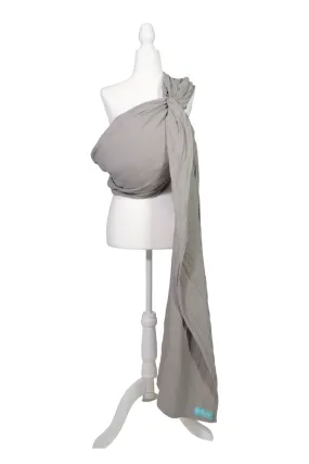 Moby Ring Sling Carrier  - Double Gauze - Pewter