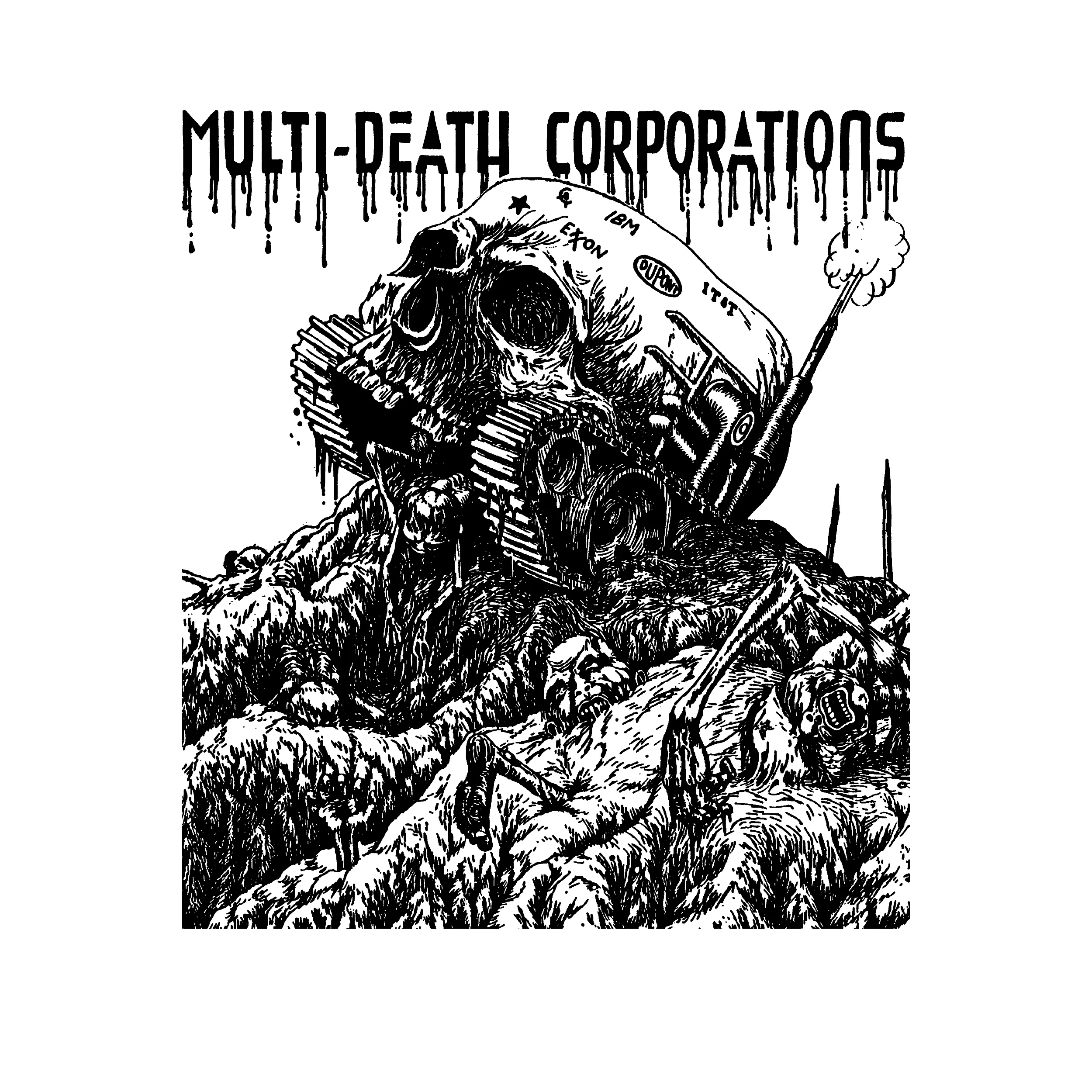 Multi Death Corporations Classic Tee