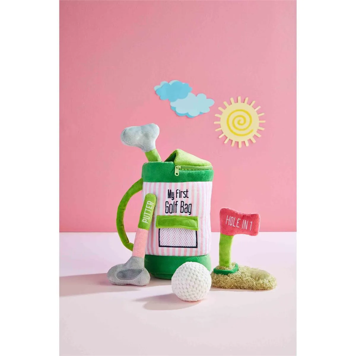 My Golf Bag Plush Toy Set - Pink