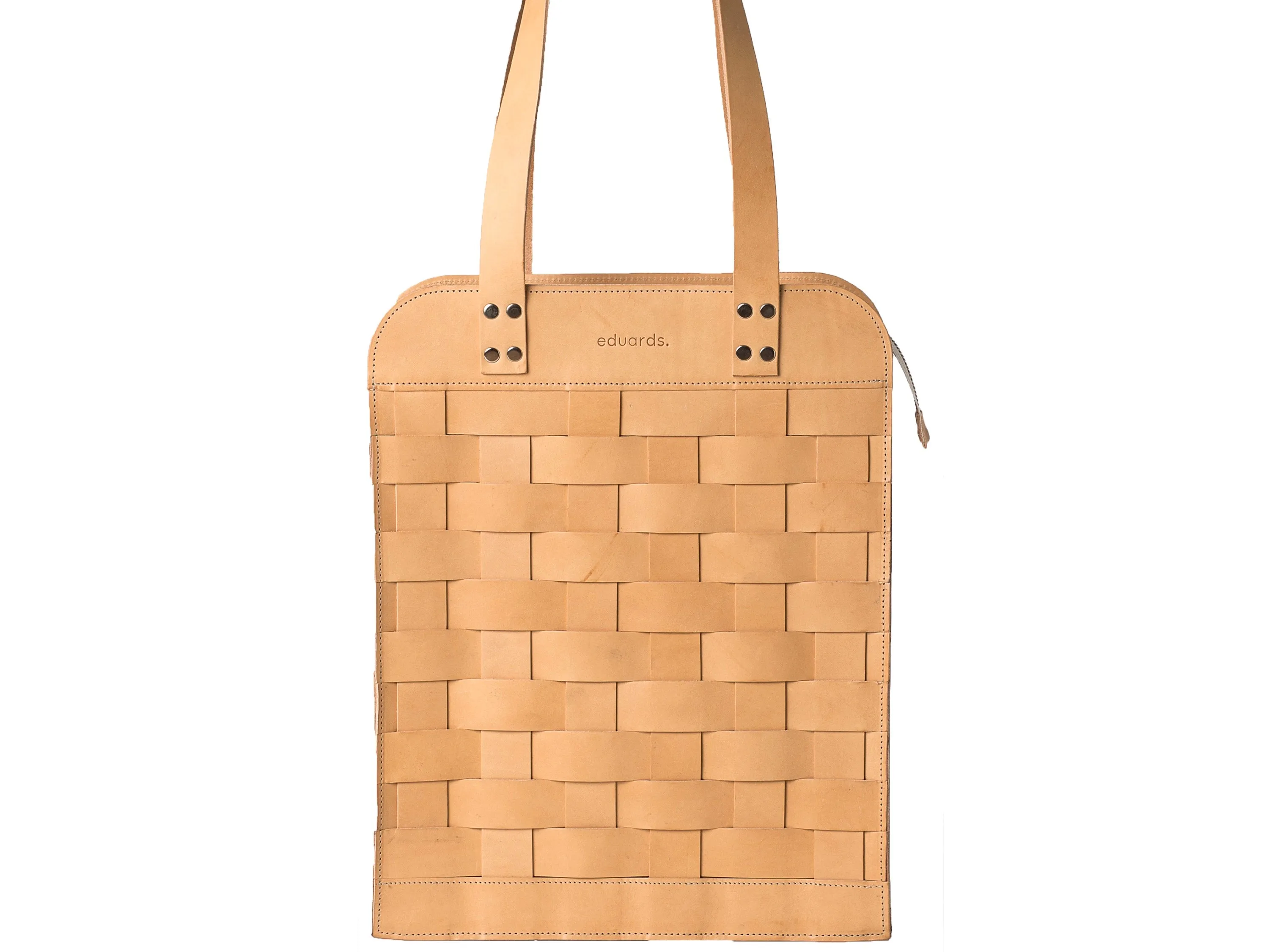 Näver Big Shoulder Bag - Nature Leather