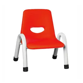 Ok Play Cute Chair Small, Study Chair, Perfect For Home, Creches And School, Red & Ivory White, 2 to 4 Years