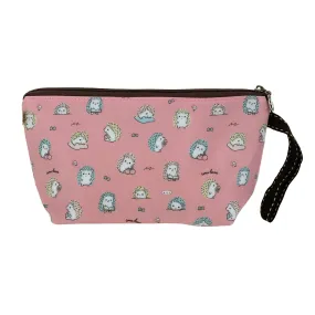 Pink Hedgehog Dumpling Cosmetic Bag