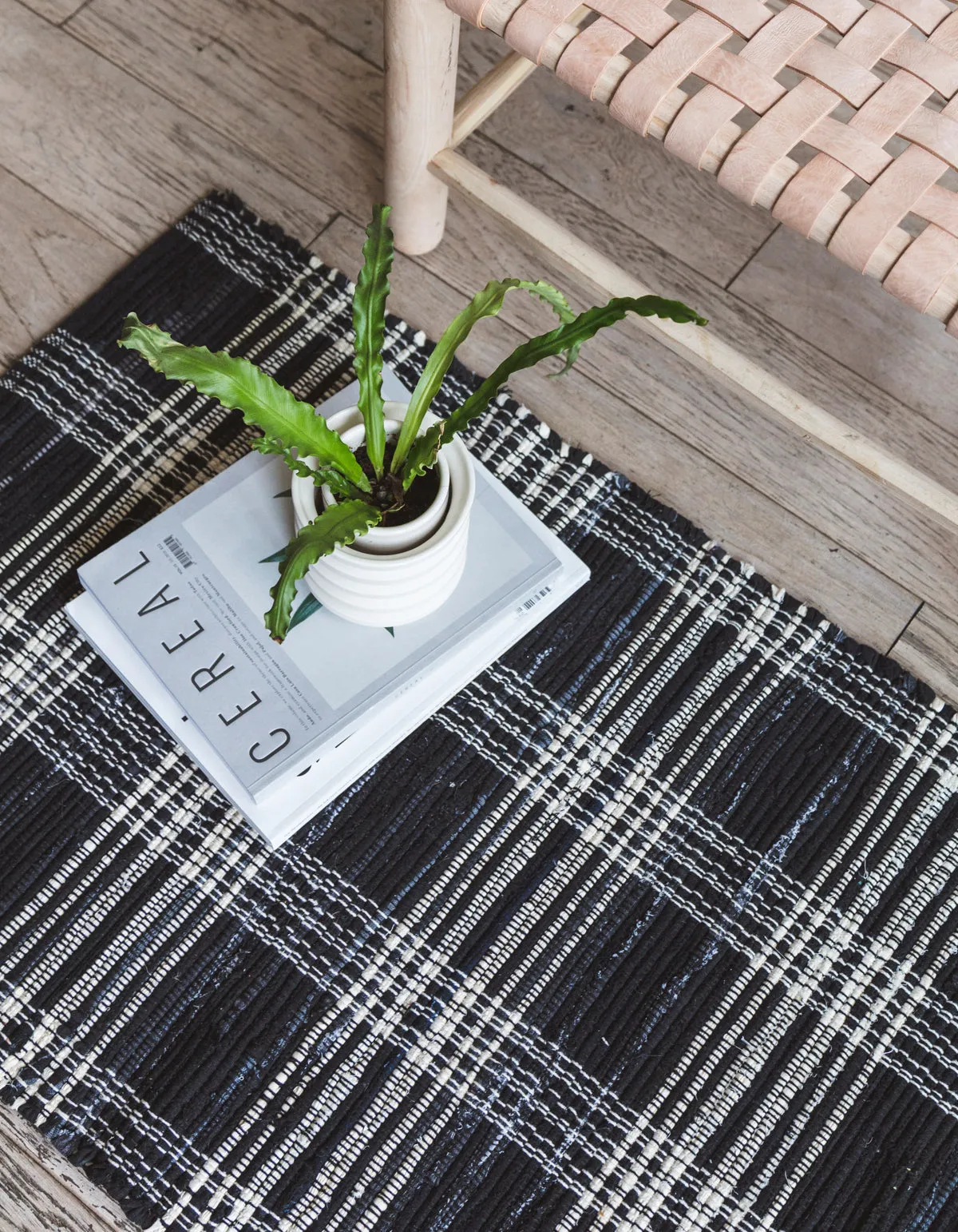Plaid Sakiori Denim Mat