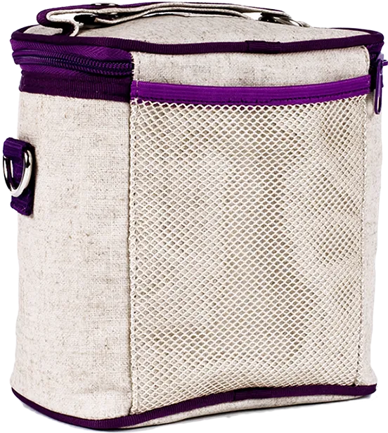 Purple Dandelion Cooler Bag (Large)