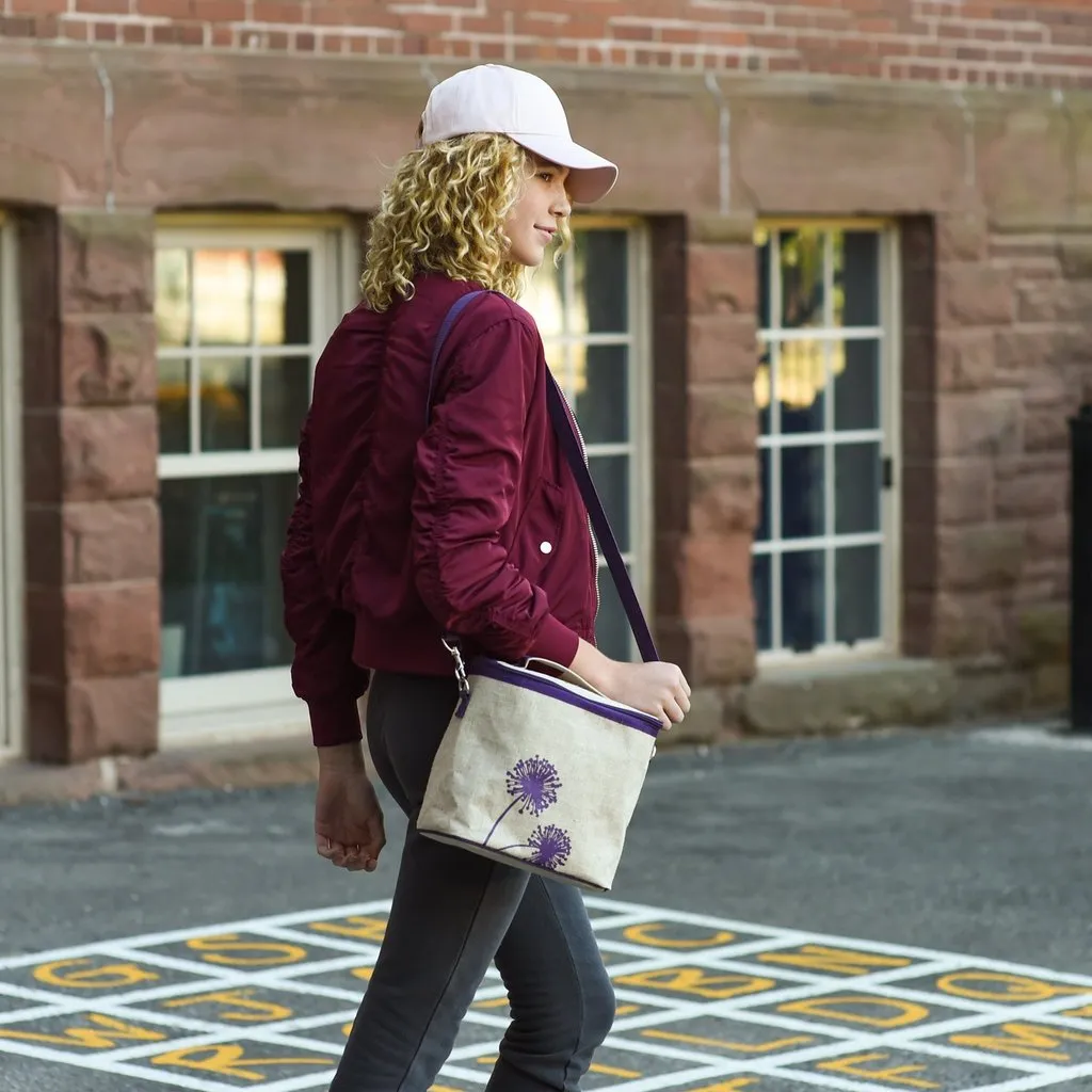 Purple Dandelion Cooler Bag (Large)