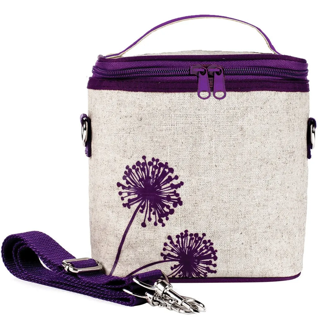 Purple Dandelion Cooler Bag (Large)