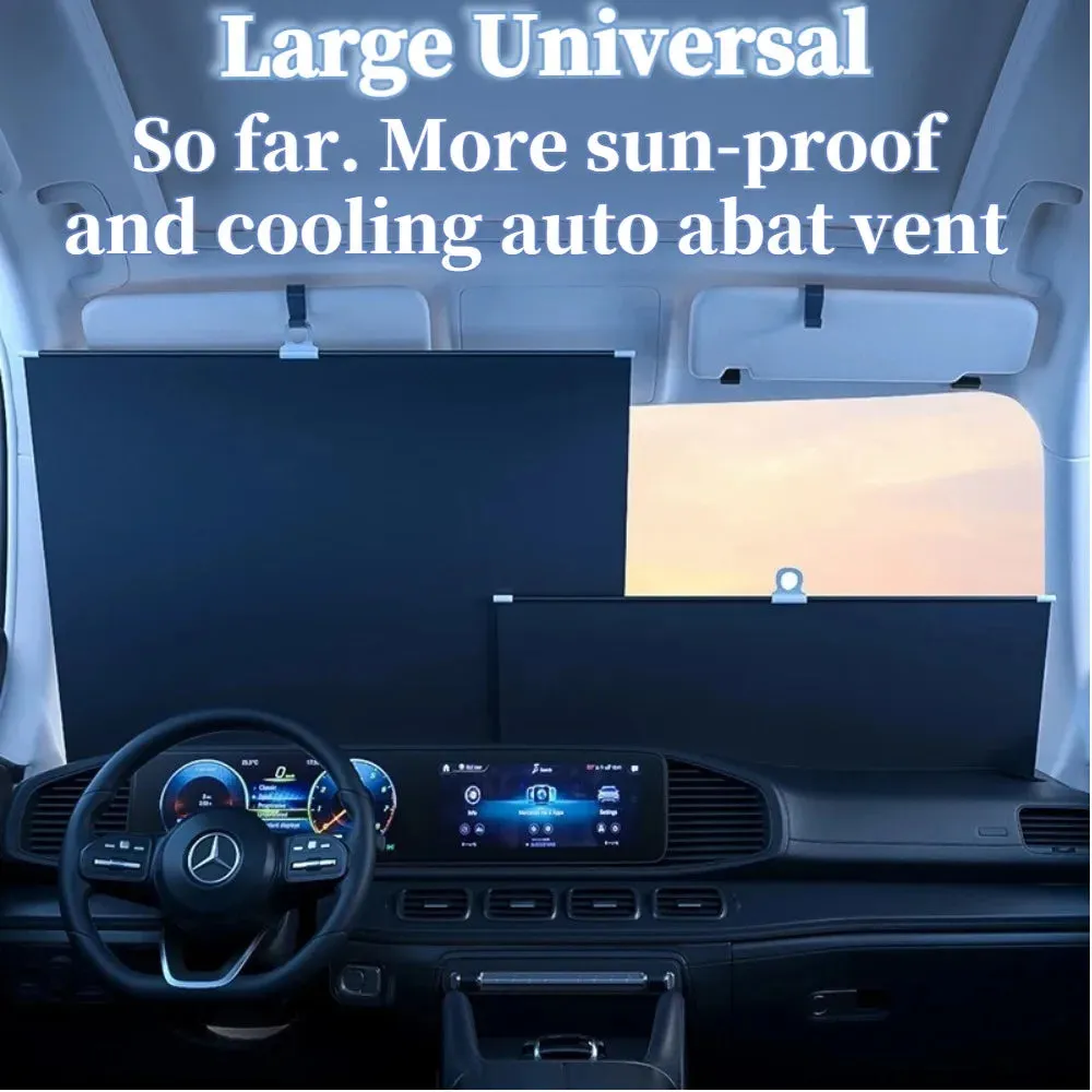 Retractable Anti-UV Light Car Windshield Sunshade