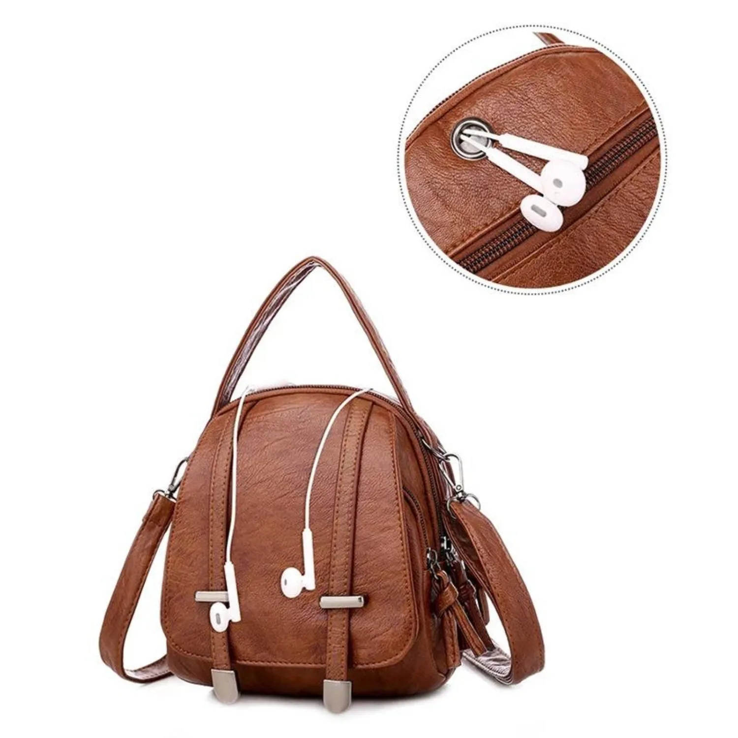 Rustic Elegance Mini Crossbody – Compact & Chic for Her