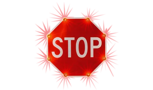 Stop Sign - Solar Powered
