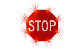 Stop Sign - Solar Powered