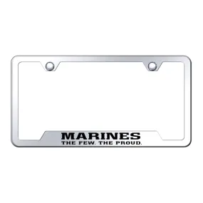 The Few The Proud Cut-Out Frame - Laser Etched Mirrored