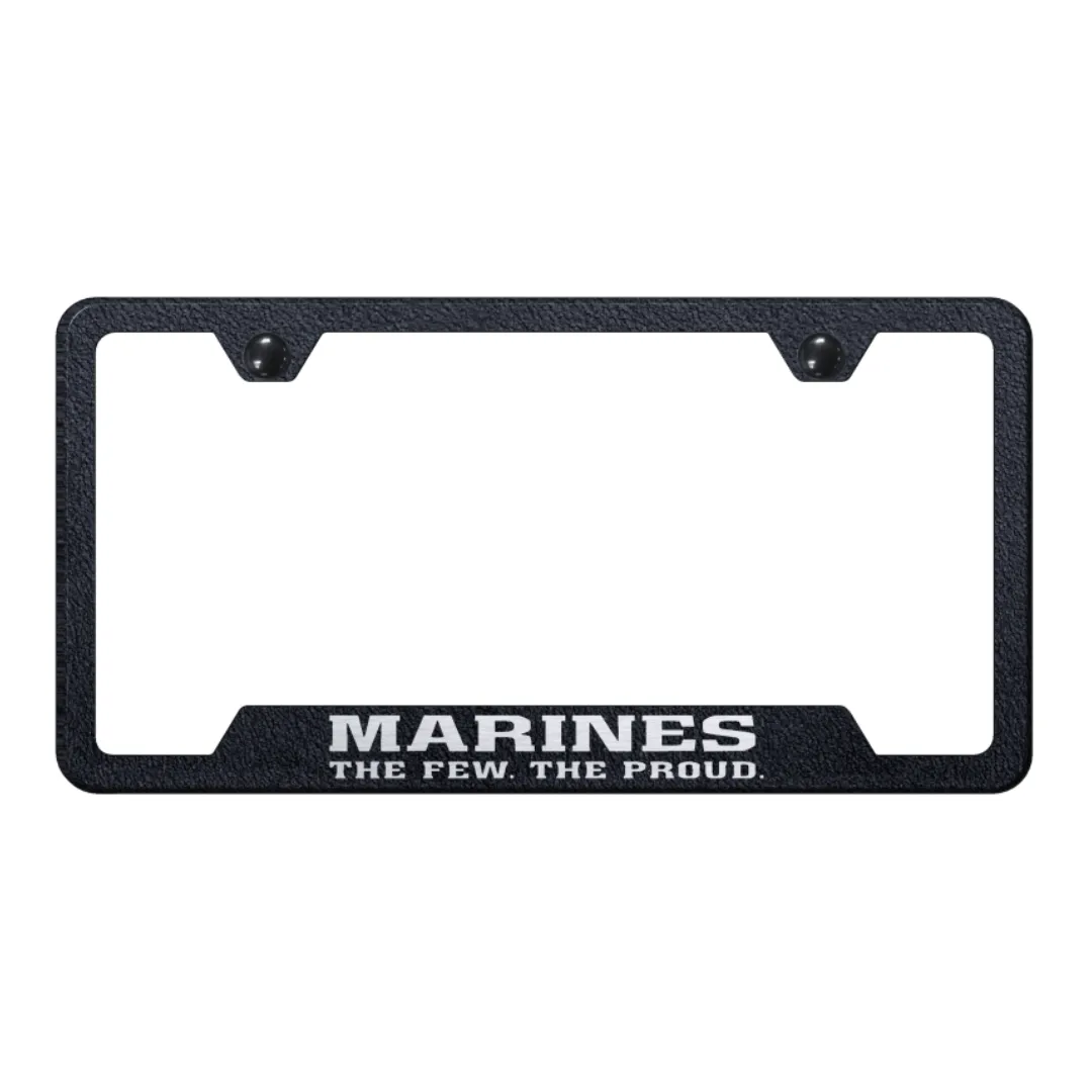 The Few The Proud Cut-Out Frame - Laser Etched Rugged Black