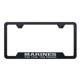 The Few The Proud Cut-Out Frame - Laser Etched Rugged Black