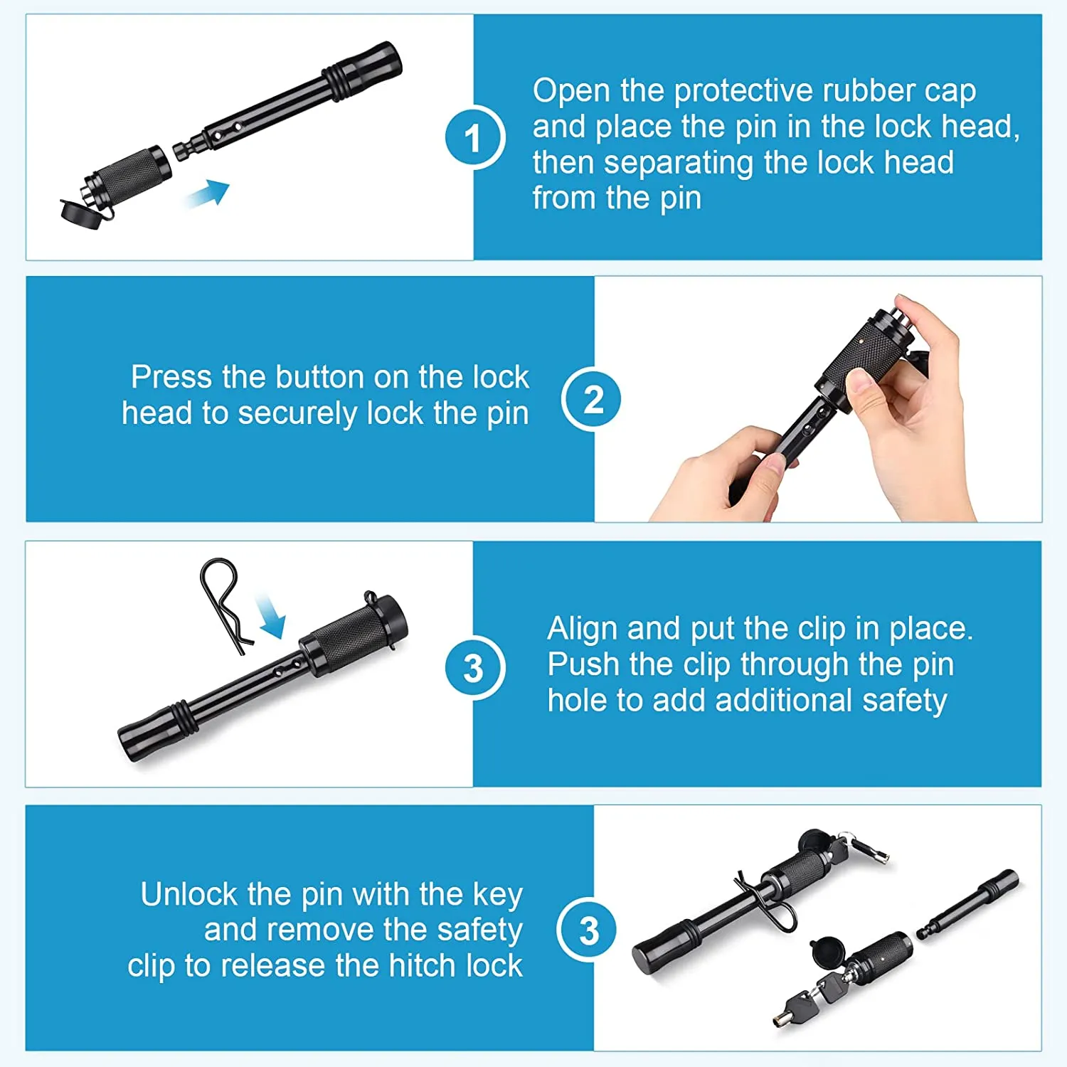 Trailer Hitch Locking Pin