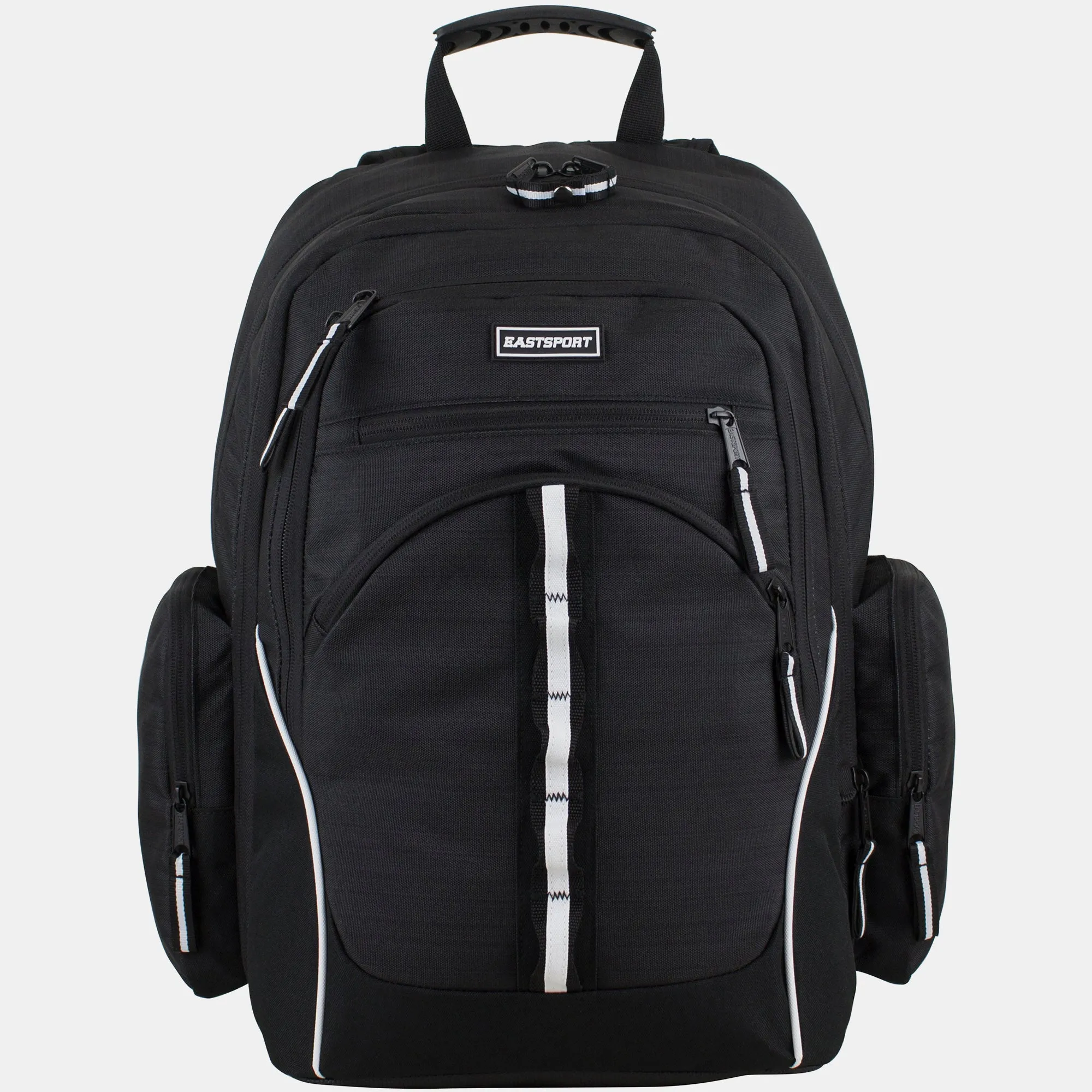 Unisex Expandable Velocity Backpack Black Stripe