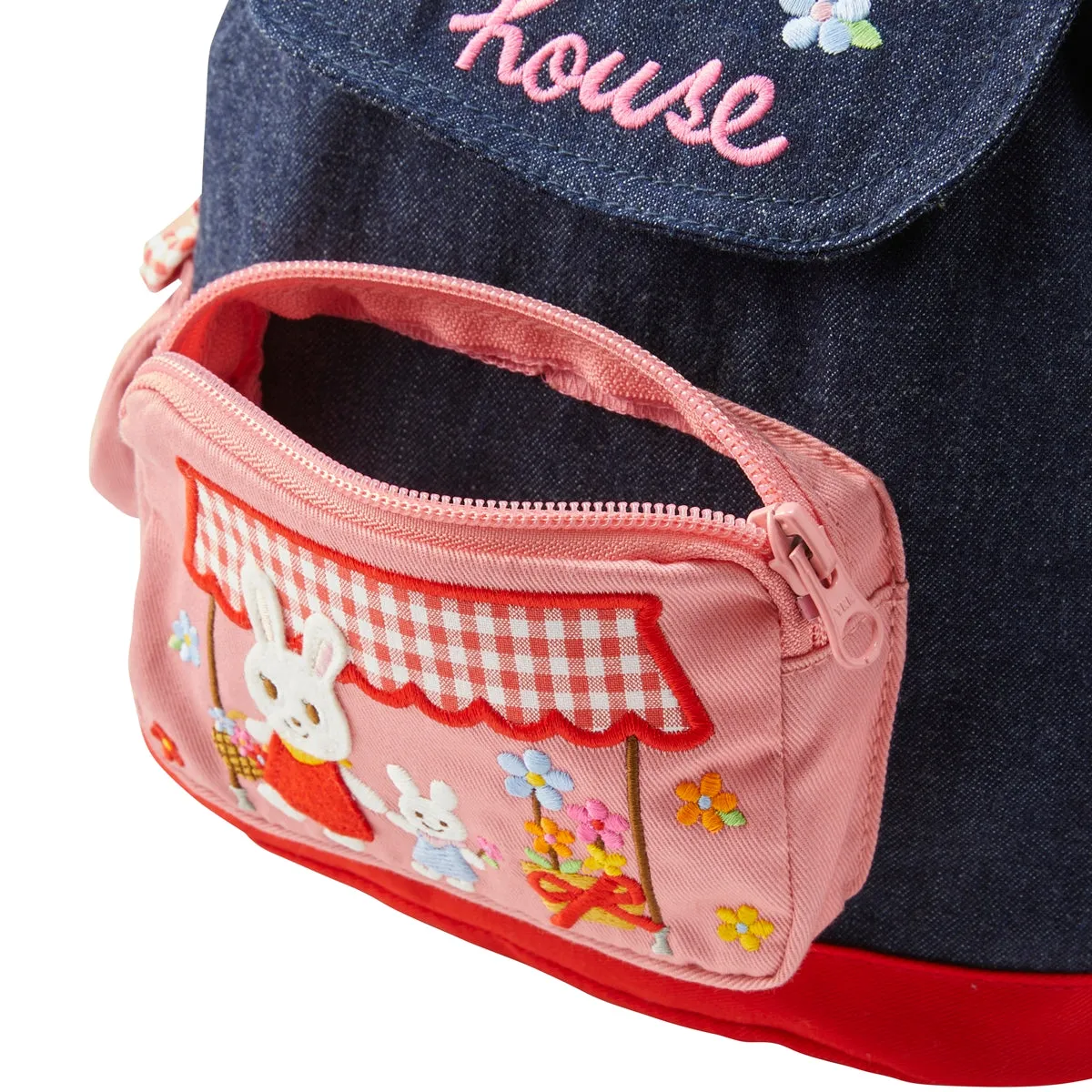 Usako’s Floral Denim Backpack