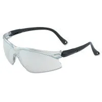 V20 Visio* Safety Eyewear, Smoke Lens, Anti-Fog, Anti-Scratch, Black Frame