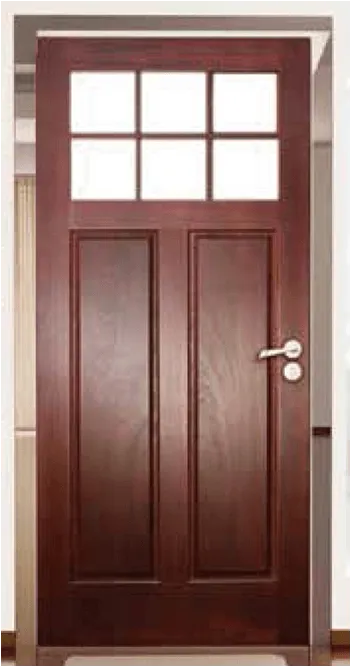 Vintage Anti-Theft Single Craftsman Doorsby Doorwin