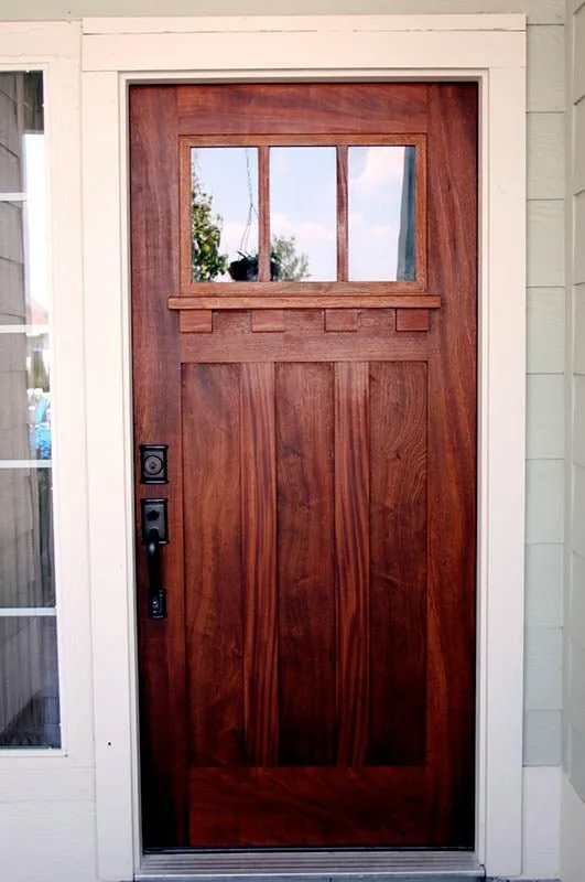 Vintage Anti-Theft Single Craftsman Doorsby Doorwin