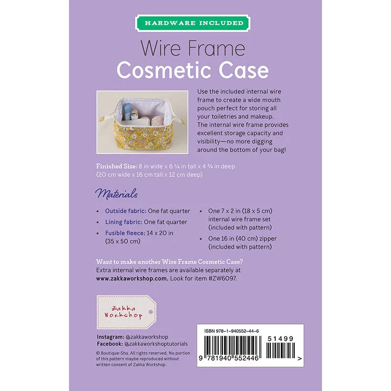 Wire Frame Cosmetic Case Kit